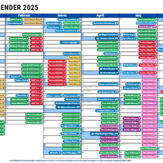 A4 Cykelkalender 2025